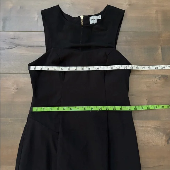 ASOS Little Black Dress Size 8 Back Cutout LBD - Picture 6 of 9